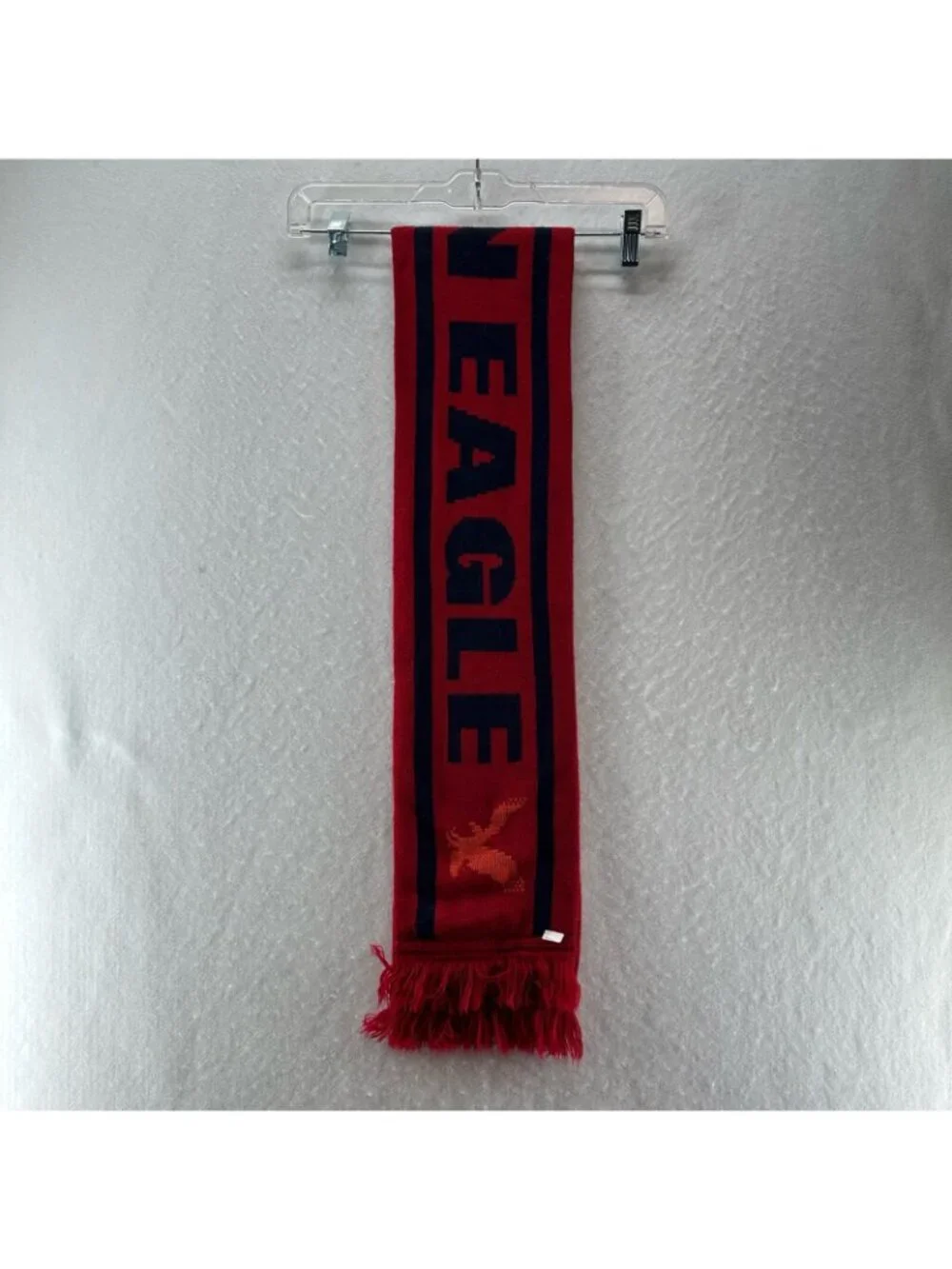 American Eagle Outfitters Scarf Adult OS Rectangle Sweater Knit Fringed Red